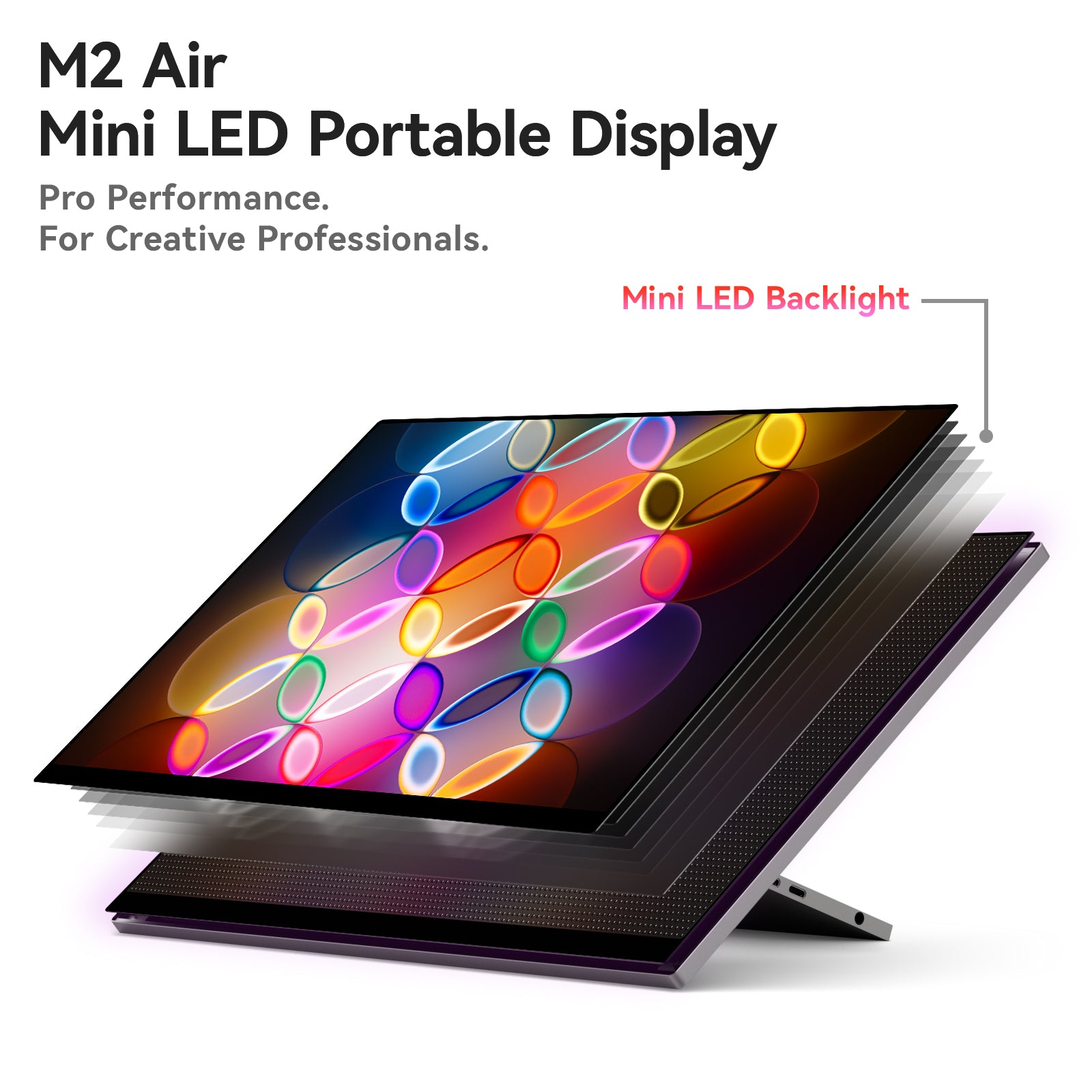 EWEI M2 Air 16インチ MiniLED モバイルモニター EHOMEWEI M2 Air 16
